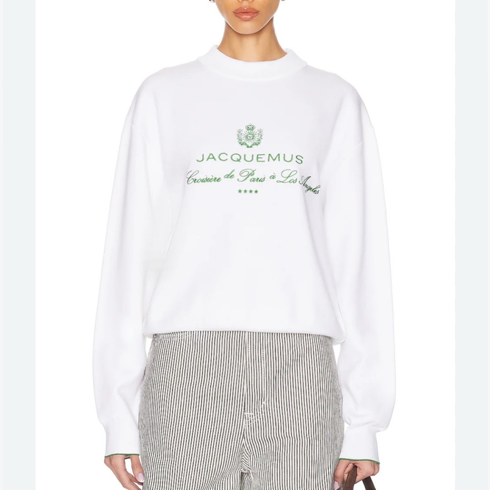 Jacquemus logo-embroidered sweatshirt New